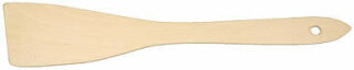 Pfannenwender aus Holz 30cm lang, Pfannenmesser, Schlitzwender, Backschaufel, Bratenwender, Bratschaufel, Küchenfreund mit Loch zum Aufhängen
