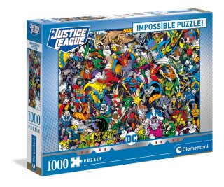 Clementoni 39599 - 1000 Teile Impossible Puzzle - DC Comics, Justice League