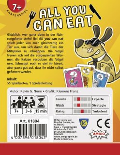 Amigo 01804 - All you can Eat - Kartenspiel