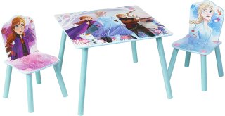 Die Eiskönigin- Set aus Tisch und 2 Stühlen für Kinder