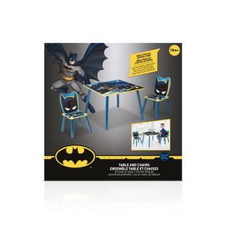 Batman - Set aus Tisch und 2 Stühlen für Kinder