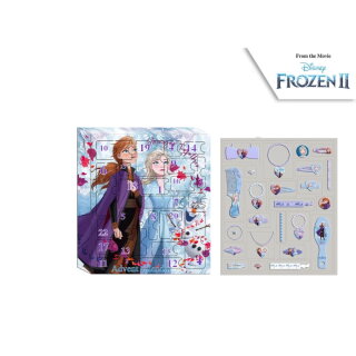 Disney Frozen 2 / Die Eiskönigin 2 - Adventskalender Schmuck-Set 24tlg.