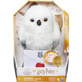 Spin Master 39760 Harry Potter - Interaktive Plüsch-Eule Hedwig