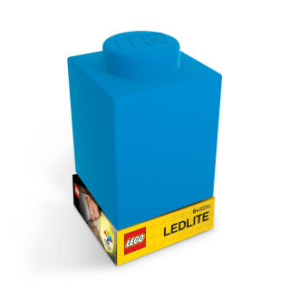 LEGO® Classic - Legostein Nachtlicht aus Silikon - Farbe Blau