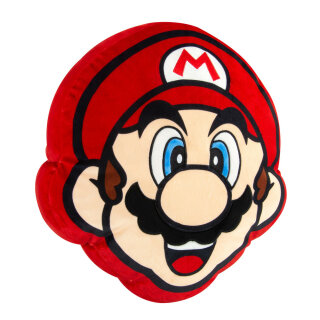 Nintendo Plüsch - Super Mario Head - Plüschkissen (40 cm)