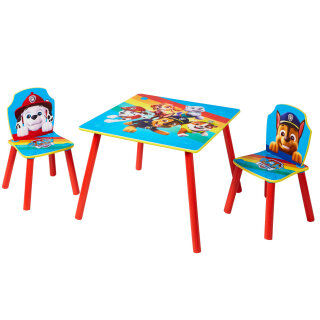Paw Patrol - Set aus Tisch und 2 Stühlen für Kinder