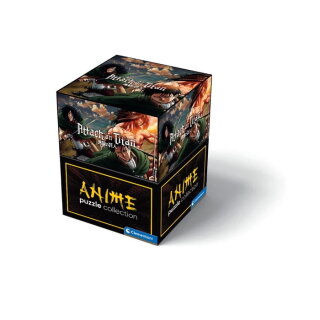 Clementoni 35138 - 500 Teile Puzzle - Premium Animé-Collection Geschenk-Box - Attack on Titan