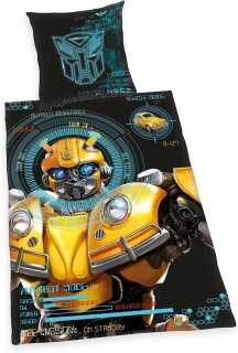 Transformers Bumblebee - Bettwäsche-Set 135 x 200 cm / 80 x 80 cm