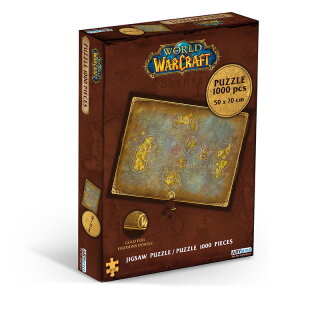 WORLD OF WARCRAFT - 1000 Teile Puzzle "Azeroths map"