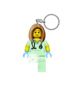 LEGO Classic - Krankenschwester Schlüsselanhänger mit Taschenlampe