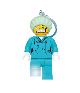 LEGO Classic - Chirurg Schlüsselanhänger mit Taschenlampe