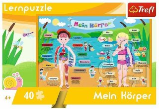 Lernpuzzle - Mein Körper 40 Teile - Deutsche Version