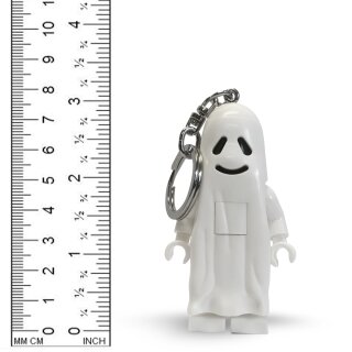 LEGO® Classic Ghost Schlüsselanhänger mit Taschenlampe