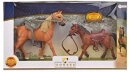 HORSES - Pferd mit Sattel und Trense - Spielfigurenset