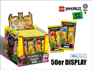 LEGO NINJAGO Trading Cards Serie 8 Next Level – 50er DISPLAY