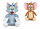 Tom und Jerry Plüschfiguren - 2-fach sortiert, 20 cm