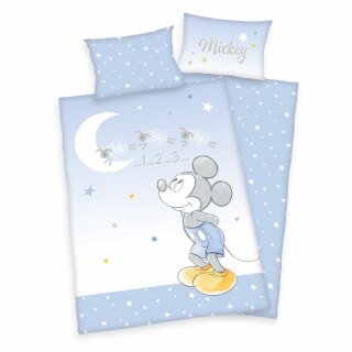 Disney Mickey Mouse - Wendebettwäsche - 40 x 60 / 135 x 100 cm