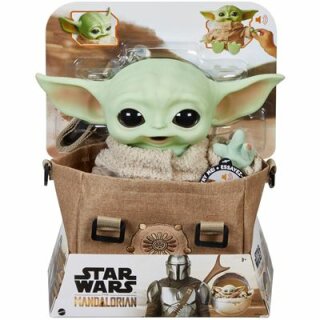 Mattel HBX33 - Star Wars Mandalorian - The Child - Baby Yoda - Plüschfigur mit Sound