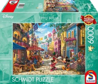 Disney - Mickey & Minnie in Mexico, 6000 Teile - Puzzle
