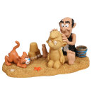 Schlümpfe: Gargamel und Azrael am Sandstrand - Figur