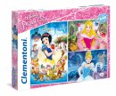 Clementoni 25211 - 3 x 48 Teile Puzzle - Disney Princess