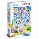 Clementoni 26049 - 60 Teile Puzzle - Supercolor - Disney...