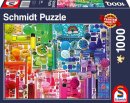 Regenbogenfarben - 1000 Teile Puzzle