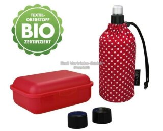 Starter-Set Emil die Flasche "Bio Punkte rot" 0,4 Liter