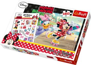 Minnie Mouse Puzzle inkl. Tattoos