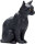 Animal Planet Katze sitzend Schwarz